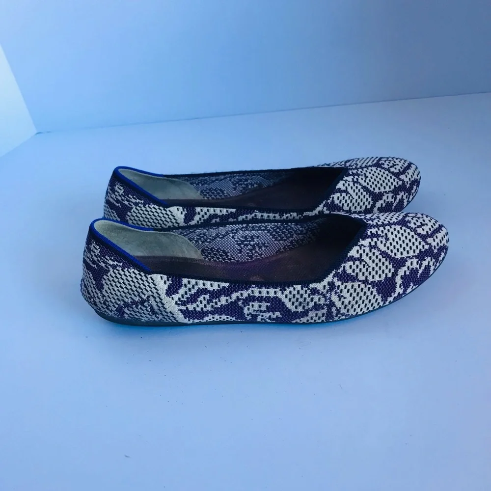 Rothy's The Flat Violet‎ Round Toe Floral Wisteria